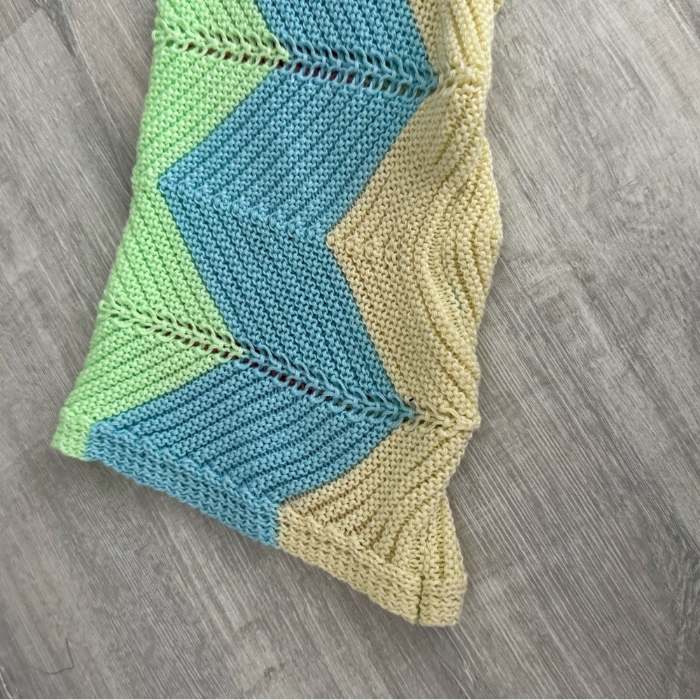 Colorful Chevron Knit Sweater - Picture 4 of 5